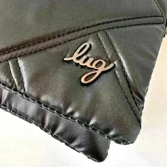 LUG Huddle Black Crossbody Purse Bag and LUG Sleeper Brush Holder Set of Two - Picture 6 of 14